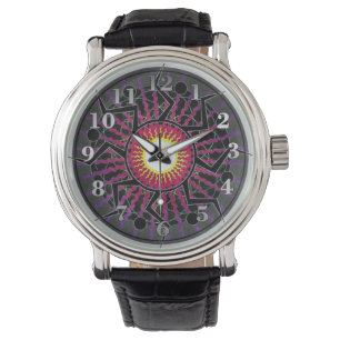 Reloj De Pulsera Gracioso resumen Sun Rays Writing Watch
