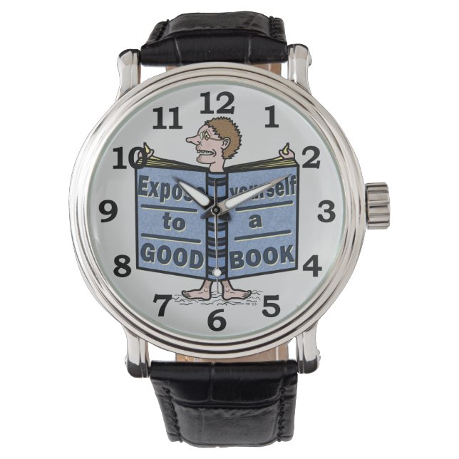 Reloj De Pulsera Gracioso te expone a un buen libro (Anverso)