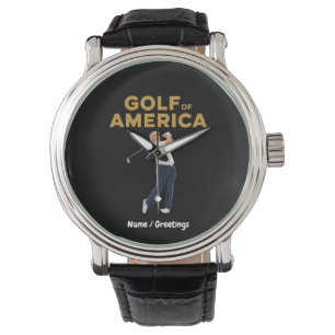 Reloj De Pulsera Gracioso y divertidísimo Golf de América Meme de T