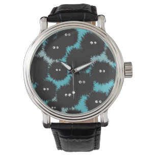 Reloj De Pulsera Graciosos monstruos esponjosos negros
