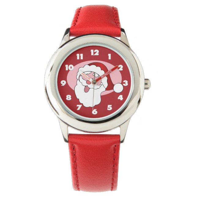 Reloj De Pulsera Graciosos Santa watches (Anverso)