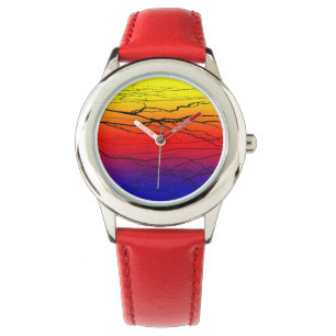 Reloj De Pulsera Gradiente abstracto