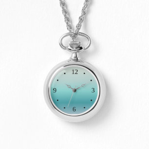 Reloj De Pulsera Gradiente Aquamarine Números mínimos