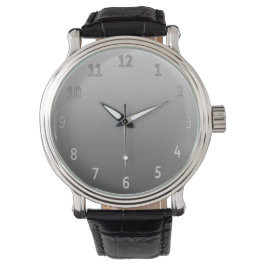 Reloj De Pulsera Gradiente Gris simple