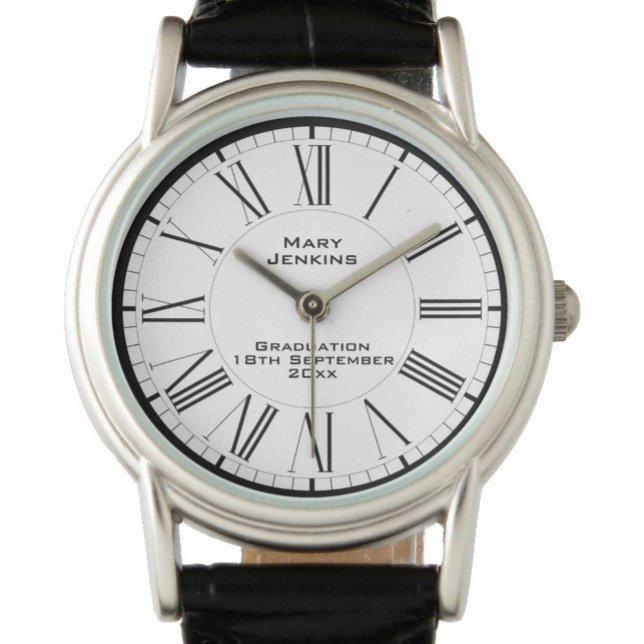 Reloj De Pulsera Graduación con nombre y fecha de observación (Subido por el creador)