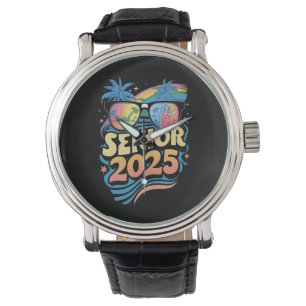 Reloj De Pulsera Graduación de la Clase de 2025 Senior Retro 2025