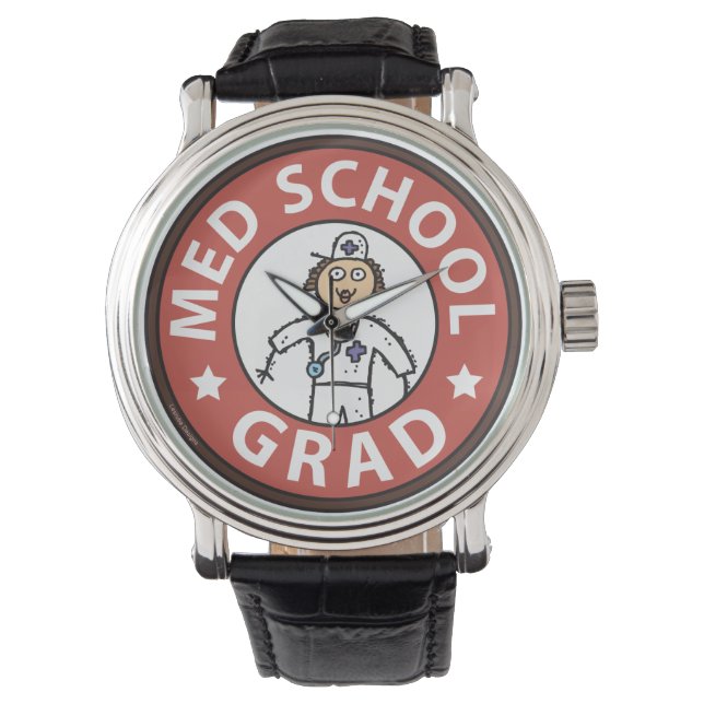 Reloj De Pulsera Graduación de la Escuela de Medicina Femenina (Anverso)