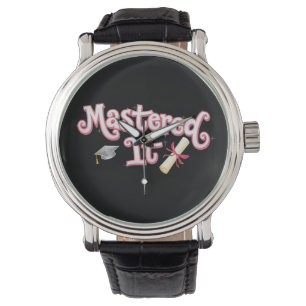 Reloj De Pulsera Graduación de Maestría Graduado con Maestría
