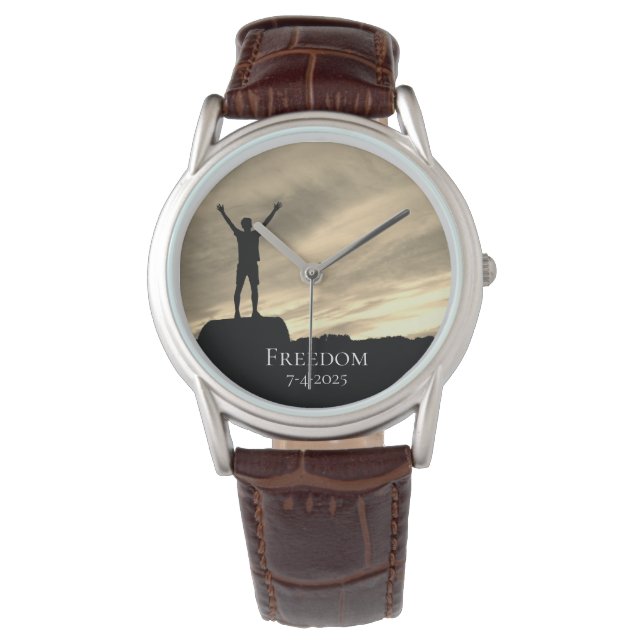 Reloj De Pulsera *~* Graduación de titulación de premio masculino L (Anverso)
