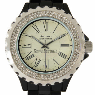 Reloj De Pulsera Graduado de la Academia de Policía