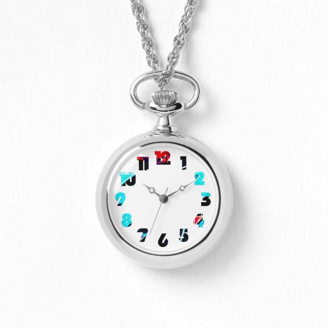 Reloj De Pulsera Graffiti 14 Número Tiempo superpuesto (Anverso)