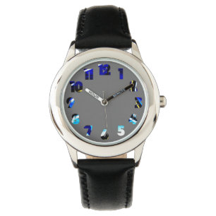 Reloj De Pulsera Graffiti 15 Número Vocabulario superpuesto