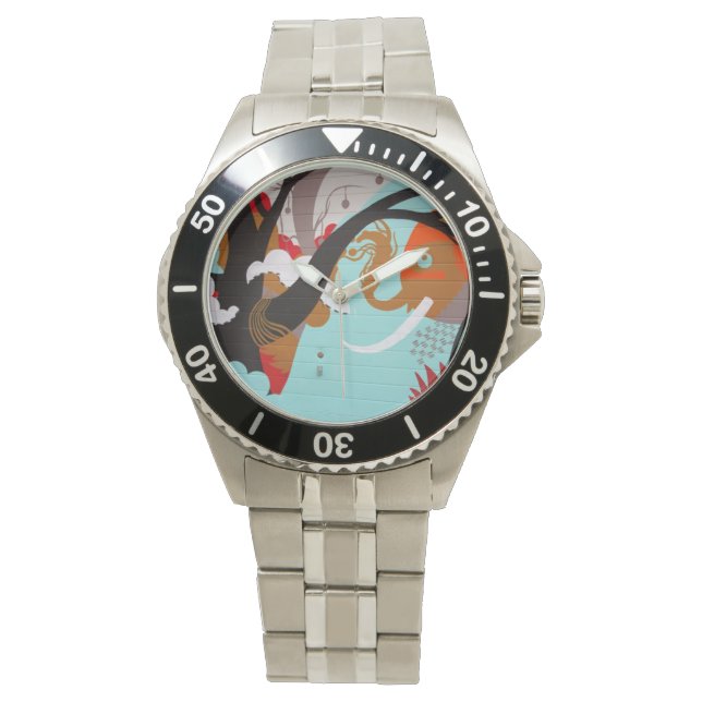 Reloj De Pulsera Graffiti Art Watch (Anverso)