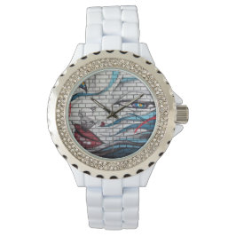 Reloj De Pulsera Graffiti Chica asiático