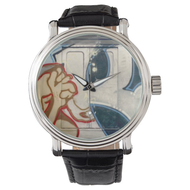 Reloj De Pulsera Graffiti clásico de la ciudad de Nueva York (Anverso)