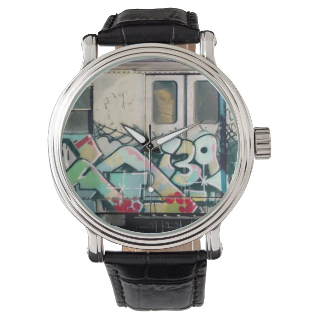 Reloj De Pulsera Graffiti de estilo salvaje Kel139 (Anverso)