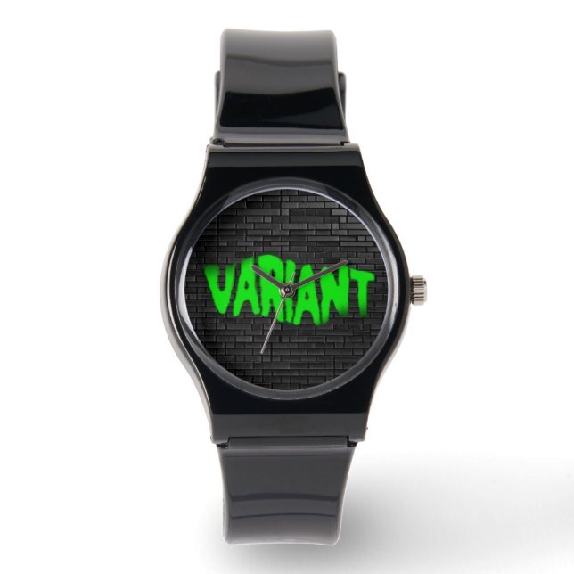 Reloj De Pulsera GRAFFITI Green Unisex Silicone Strap Watch (Anverso)