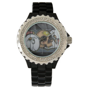 Reloj De Pulsera Graffiti Skull