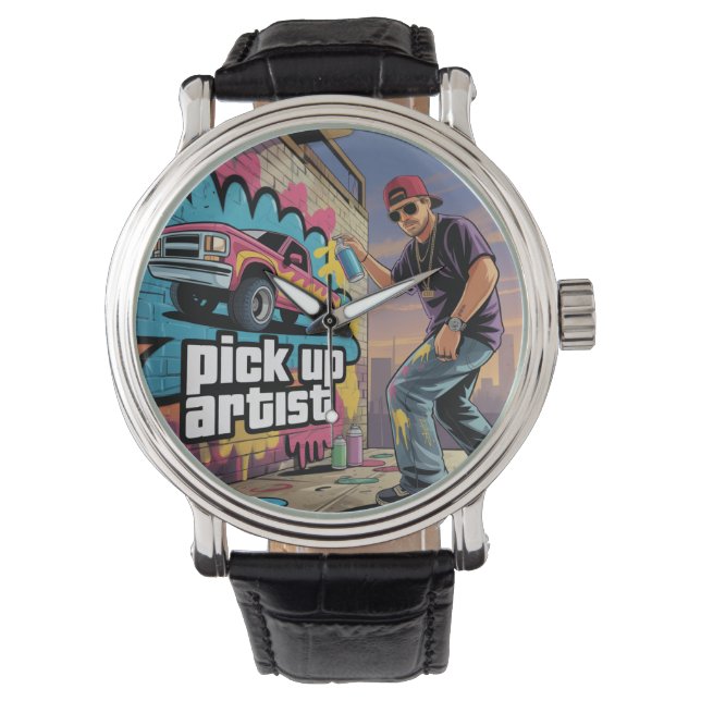 Reloj De Pulsera Graffiti urbano y artista de recolección (Anverso)