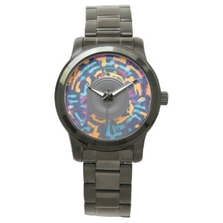 Reloj De Pulsera Graffiti y rostro del orador
