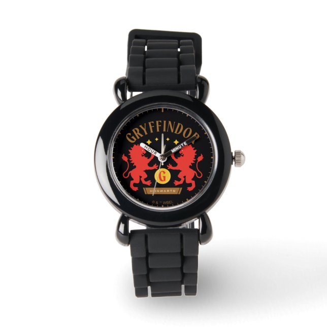 Reloj De Pulsera Gráfica de doble león de la casa GRYFFINDOR™ (Anverso)