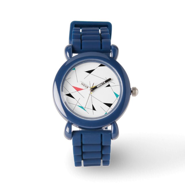 Reloj De Pulsera Gráfica geométrica moderna, moderna, simple y dive (Anverso)