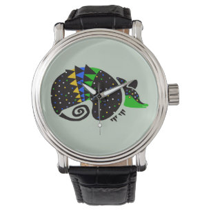 Reloj De Pulsera Gráfico 3- Bandas ARMADILLO - Vida silvestre - Nat