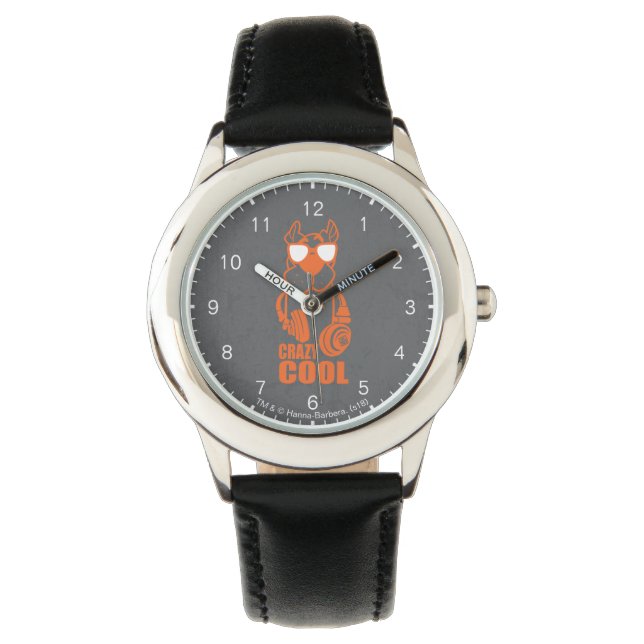 Reloj De Pulsera Gráfico de audífono Scooby-Doo "Crazy Guay" (Anverso)