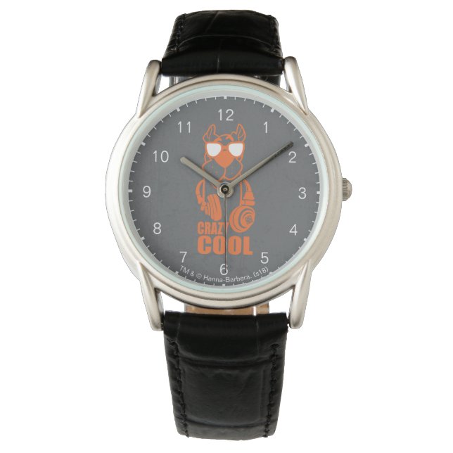 Reloj De Pulsera Gráfico de audífono Scooby-Doo "Crazy Guay" (Anverso)