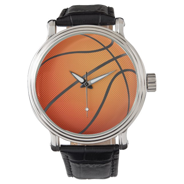 Reloj De Pulsera Gráfico de baloncesto (Anverso)