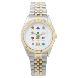 Reloj De Pulsera Gráfico de Birthstone