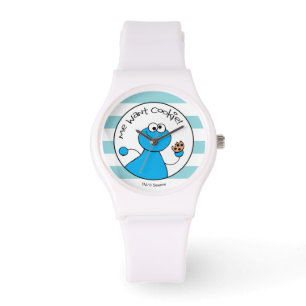 Reloj De Pulsera Gráfico de Cookie Monster Doodley