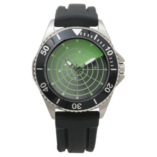 Reloj De Pulsera Gráfico de fondo de Radar Watch
