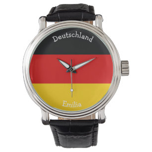 Reloj De Pulsera Gráfico de la bandera alemana