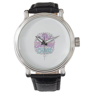 Reloj De Pulsera Gráfico de producto pastel lindo caos de Caticorn