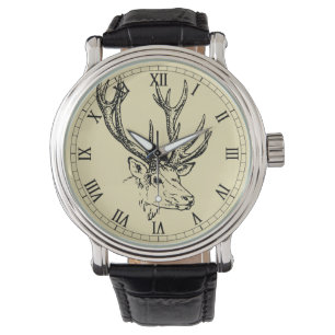 Reloj De Pulsera Gráfico principal del ilustracion de los ciervos