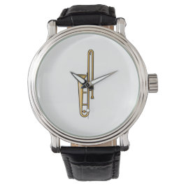 Reloj De Pulsera gráfico vertical trombónico