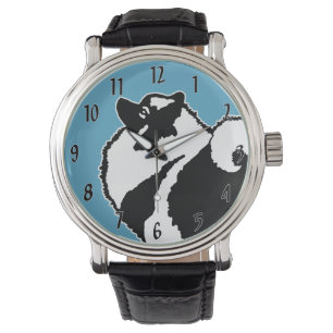 Reloj De Pulsera Gráficos de Keeshond - Arte de perro original lind
