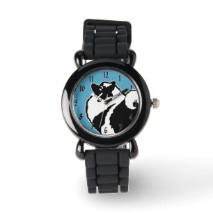 Reloj De Pulsera Gráficos de Keeshond - Arte de perro original lind