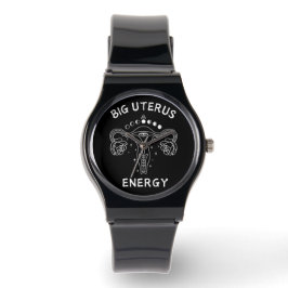 Reloj De Pulsera Gran feminista de energía de Uterus