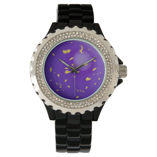 Reloj De Pulsera Gran gema de lapislázuli falso (Anverso)