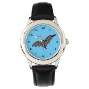 Reloj De Pulsera Gran ilustracion de personalizado de murciélagos v