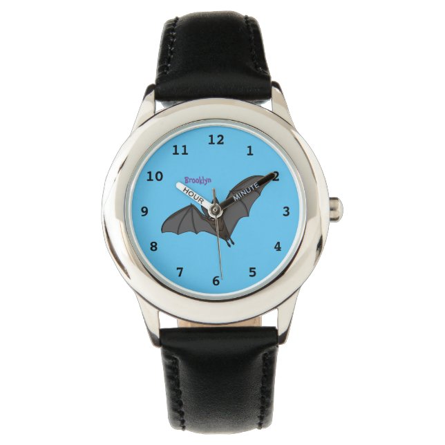 Reloj De Pulsera Gran ilustracion de personalizado de murciélagos v (Anverso)