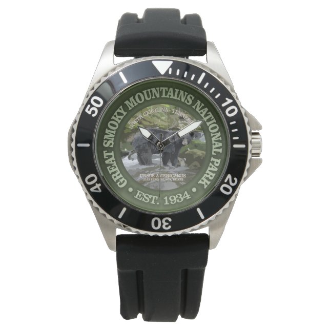 Reloj De Pulsera Gran Parque Nacional de Montañas Smoky (Anverso)