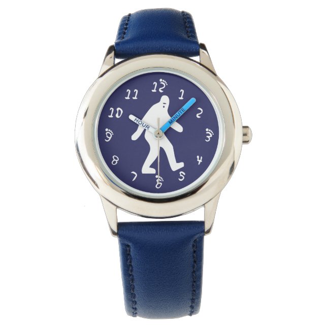 Reloj De Pulsera Gran pie azul (Anverso)