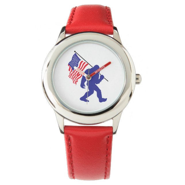 Reloj De Pulsera Gran Pie Patriótico (Anverso)