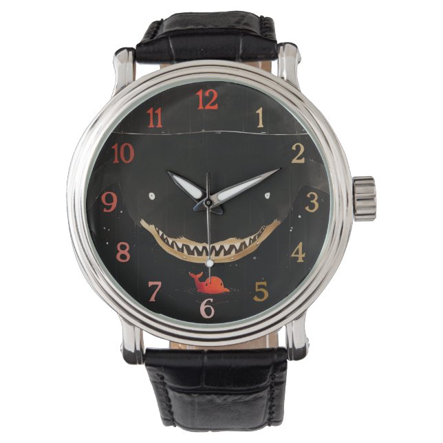 Reloj De Pulsera Gran tiburón oscuro (Anverso)