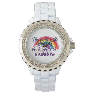 Reloj De Pulsera Gran Tormenta Más Brillante El Arcoiris