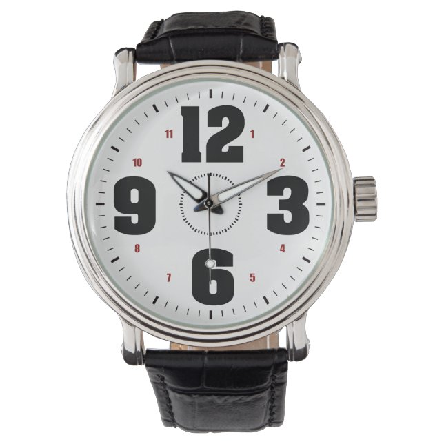 Reloj De Pulsera Grandes números (Anverso)