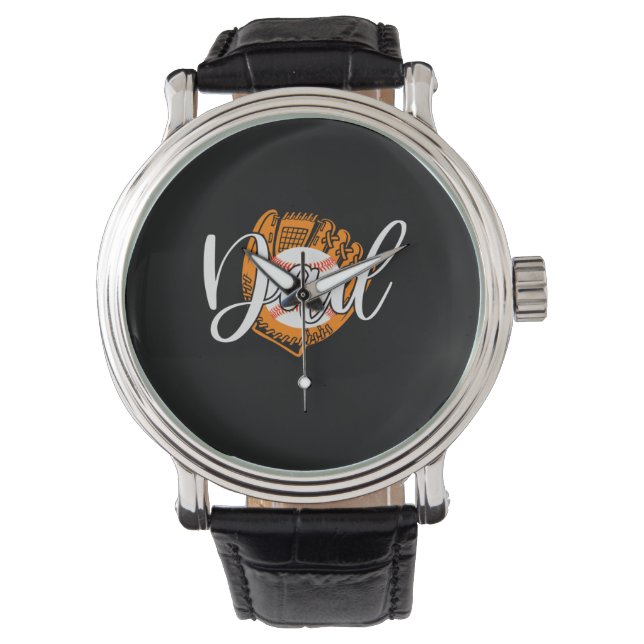 Reloj De Pulsera Grandfather Quotes | Baseball Dad (Anverso)